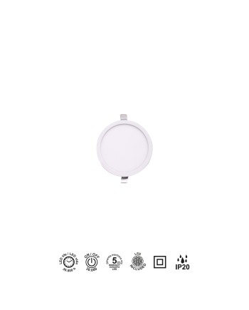 SAONA * DOWNLIGHT LED REDONDO - 6W - 3000K